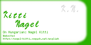 kitti nagel business card